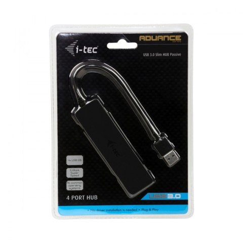 USB 3.0 Slim PASS 4 porty pasywny Win/MAC I-tec