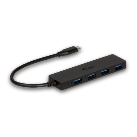 USB-C Slim pasywny HUB 4x USB 3.0 do podłączenia USB-A/USB-C I-tec