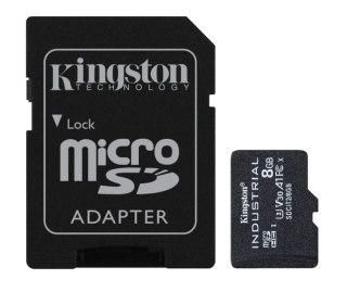 Karta pamięci microSD 8GB CL10 UHS-I Industrial bez adaptera Kingston