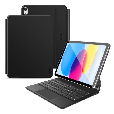 Etui z klawiaturą na iPad 10.9'' 2022 / iPad 11'' 2025 Smartcase Magnetic - czarne Tech-Protect