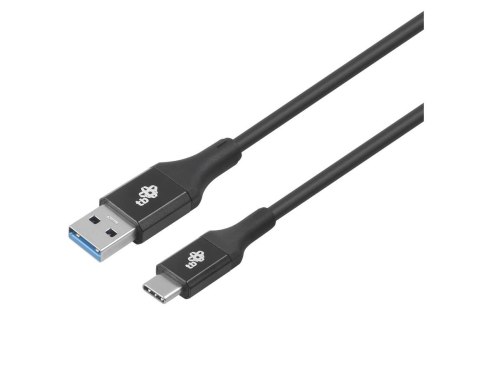 Kabel USB 3.0 - USB C 2m PREMIUM 3A czarny TPE TB