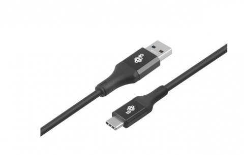 Kabel USB 3.0 - USB C 2m PREMIUM 3A czarny TPE TB