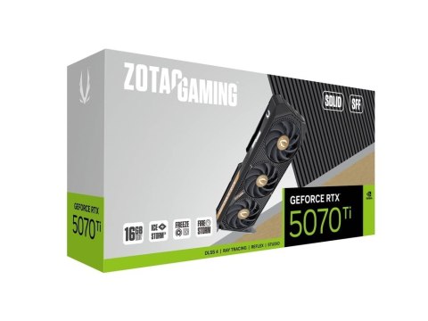 Karta graficzna GeForce RTX 5070 Ti SOLID SFF 16GB GDDR7 256bit 3DP/HDMI ZOTAC