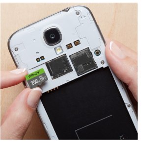 Karta pamięci MicroSDXC Elite 256GB P-SDU256V11100EL-GE PNY