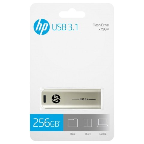 Pendrive 256GB USB 3.1 HPFD796L-256 HP Inc.