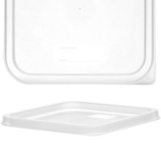 Pokrywka do pojemnika na żywność transparentna 190 x 190 mm - Hendi 870976 Hendi