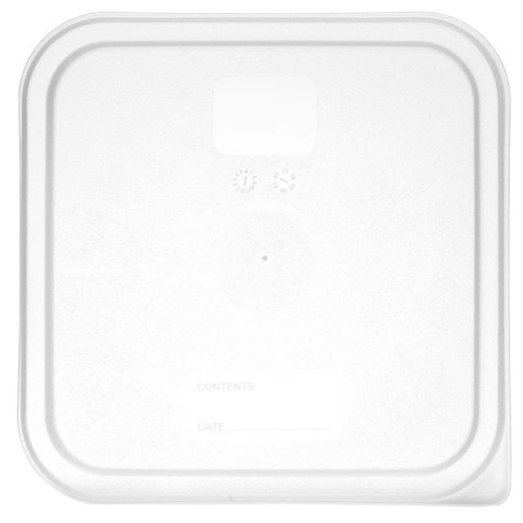 Pokrywka do pojemnika na żywność transparentna 190 x 190 mm - Hendi 870976 Hendi