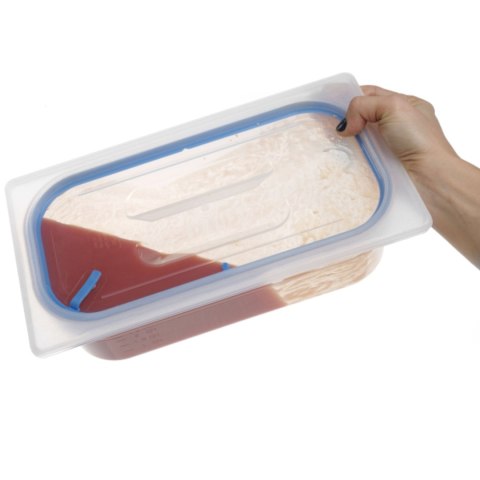 Pokrywka z uszczelką silikonową do pojemników GN 1/4 - Hendi 881835 Hendi