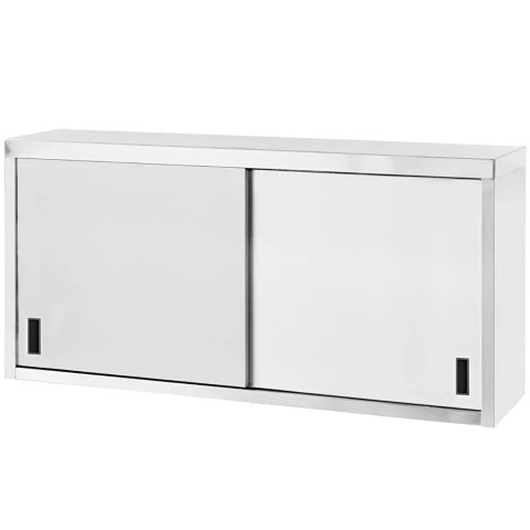 Szafka wisząca ścienna stalowa do kuchni z drzwiami suwanymi 120x60x40cm - Hendi 811214 Hendi