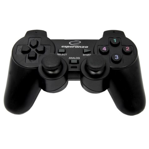 GAMEPAD EG106 PRZEWODOW DO PS3 i PC z WIBRACJAMI Esperanza