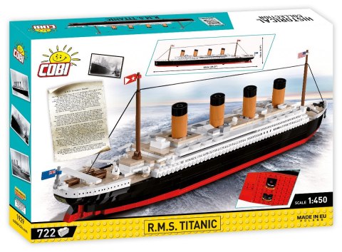 Klocki 722 elementy RMS Titanic 1:450 Cobi Klocki