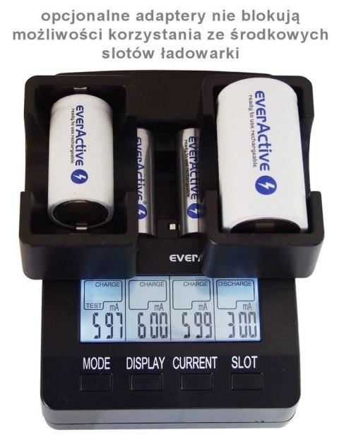 Ładowarka procesorowa NC-3000 do akumulatorków AA/AAA/C/D EverActive