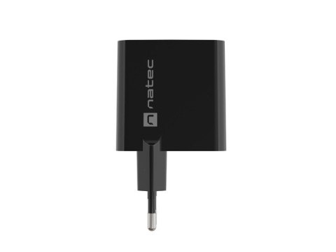 Ładowarka sieciowa Ribera GAN 1X USB-A + 1X USB-C 65W Czarna Natec