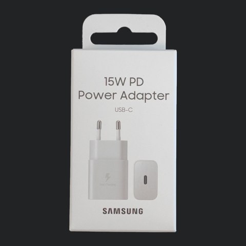 Ładowarka sieciowa USB-C 15W PD AFC biały SAMSUNG