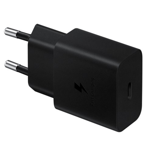Ładowarka sieciowa USB-C 15W PD AFC + kabel USB-C czarny SAMSUNG