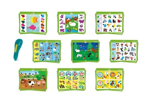 Mówiące Pióro 500 Pytań Zwierzęta Uczę się Bawiąc Język Polski Clementoni 50781 Clementoni