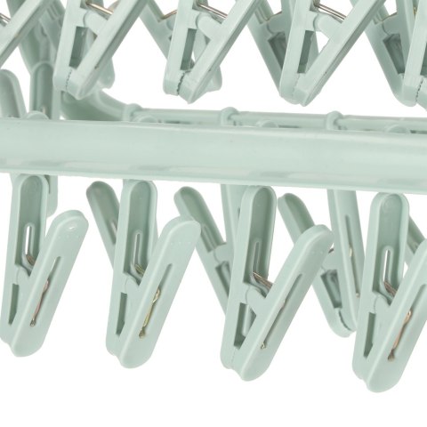 Wieszak suszarka na pranie na skarpetki bieliznę 32 klamerki niebieski Kik Sp. z o. o. Sp. k.