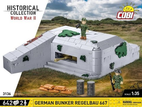 Klocki German Bunker Regelbau 667 642 klocki Cobi Klocki
