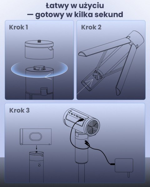 Powerbank ze stojakiem Tripod P0X1 JMGO