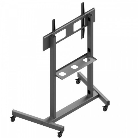 TR19 Wózek z półką do monitorów 55-110 cali VESA 100×100 - 1000×600 130 kg 1130-1510 mm Edbak