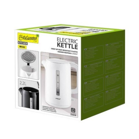 Czajnik elektryczny 2,2l 2200W MR-022-WHITE Feel-Maestro