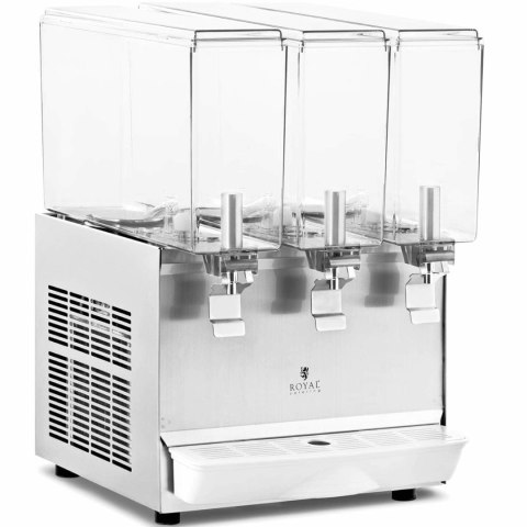 Dyspenser dozownik chłodzący do soków napojów potrójny 3 x 10 l 320 W Royal Catering