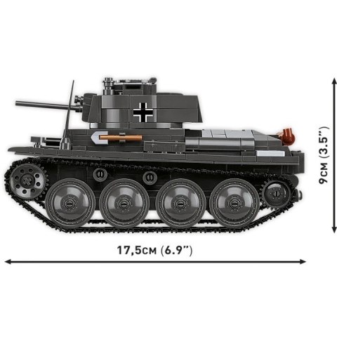 Klocki Panzer 38 LT VZ.38 690 elementów Cobi Klocki