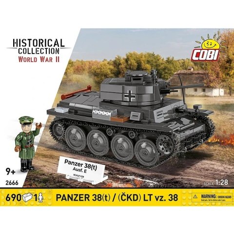 Klocki Panzer 38 LT VZ.38 690 elementów Cobi Klocki