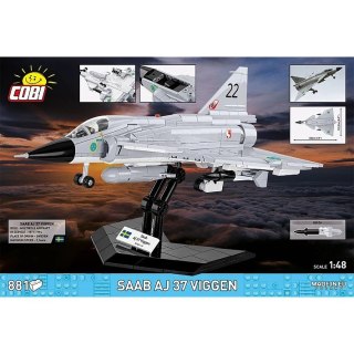 Klocki Saab AJ 37 Viggen 881 elementów Cobi Klocki