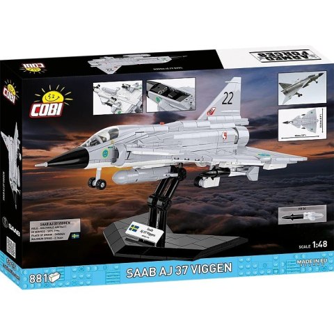Klocki Saab AJ 37 Viggen 881 elementów Cobi Klocki