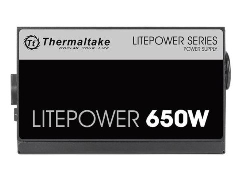 Litepower II Black 650W (Active PFC, 2xPEG, 120mm, Single Rail) Thermaltake