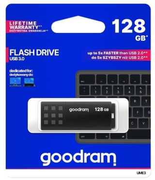 Pendrive UME3 128GB USB 3.0 Czarny GOODRAM