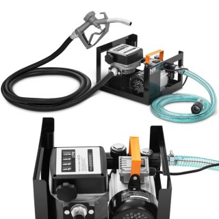 Pompa dystrybutor do paliwa oleju napędowego elektryczna z licznikiem IP55 230 V 600 W 60 l/min MSW