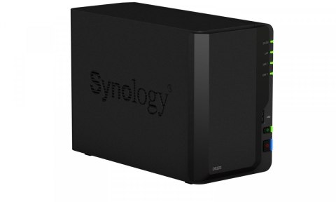 Serwer NAS DS223 2x0HDD 2GB 4x1.7Ghz 1xGbE 3xUSB Synology