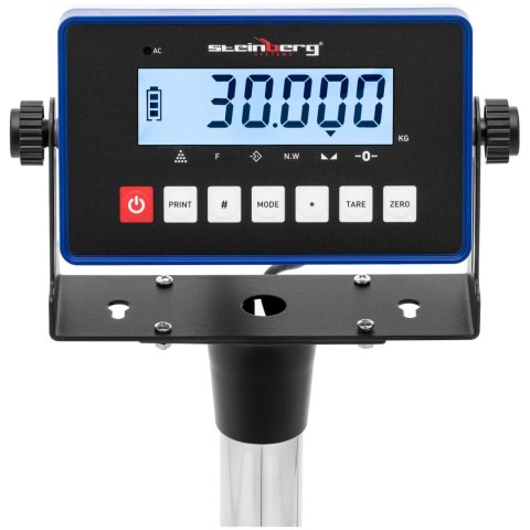 Waga platformowa magazynowa 30 x 40 cm 30 kg / 0.001 kg Steinberg Systems