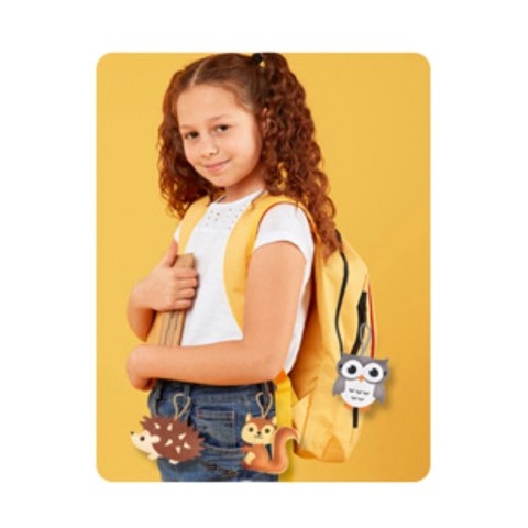 Zestaw Kreatywny Wyszywanki Filcowe Zwierzątka Leśne 6szt LEAN Toys