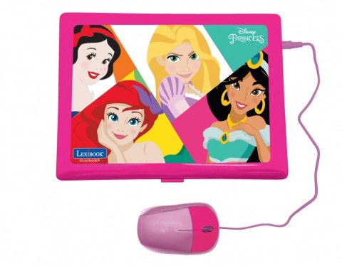 Laptop edukacyjny Disney Princess Trzyjęzyczny UA/PENG/PL 186 aktywności Lexibook