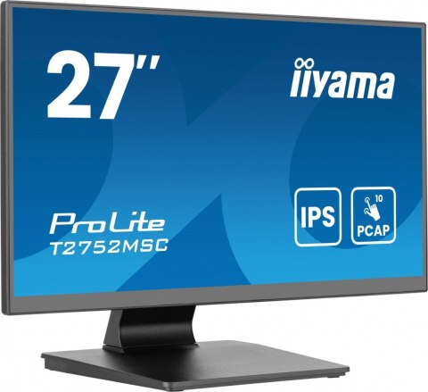 Monitor 27 cali T2752MSC-B1AG 10 PKT. POJ,IPS,HDMI,DP,2x1W,7H,2xUSB, 400cd/m2,AG-(Anti Glare) IIYAMA