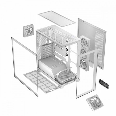 Obudowa PC STELLAR 5F ARGB 20 Biała MODECOM