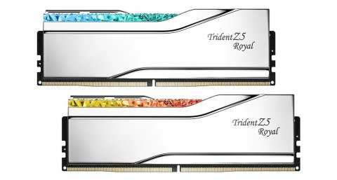 Pamięć PC - DDR5 96GB (2x48GB) Trident Z5 Royal RGB 6400MHz CL32 Silver G.SKILL