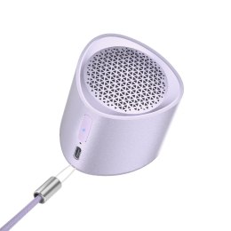 Mały Mini głośnik bezprzewodowy TWS Nimo Bluetooth 5.3 5W fioletowy Tronsmart