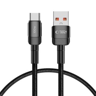 Kabel przewód USB-C - USB-A 100W 5A 0.5m - czarny Tech-Protect