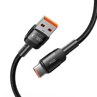Kabel przewód USB-C - USB-A 100W 5A 0.5m - czarny Tech-Protect