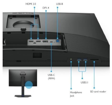 Monitor 27 cali SW272Q 2K LED 5ms/IPS/60HZ/FOTO Benq