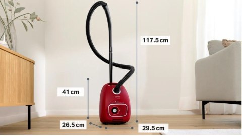 Odkurzacz workowy BGB41RD3H Bosch