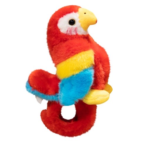 Pluszowa Maskotka Papuga Opaska Bransoletka Na Rękę Czerwona LEAN Toys