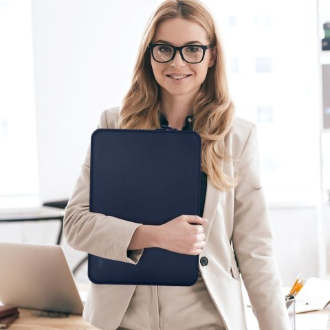 Pokrowiec etui na laptopa 15-16'' Neopren - granatowy Tech-Protect