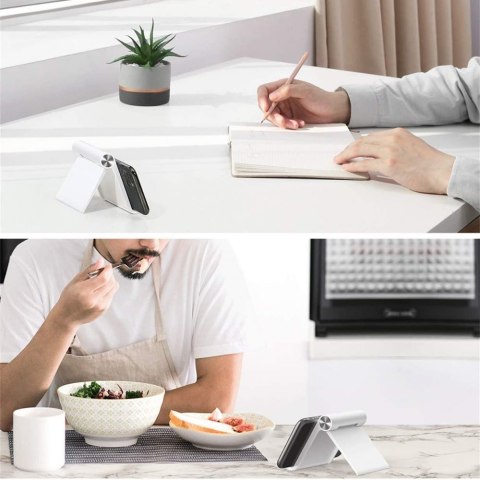 Stojak podstawka uniwersalna na smartfon tablet - czarna Tech-Protect