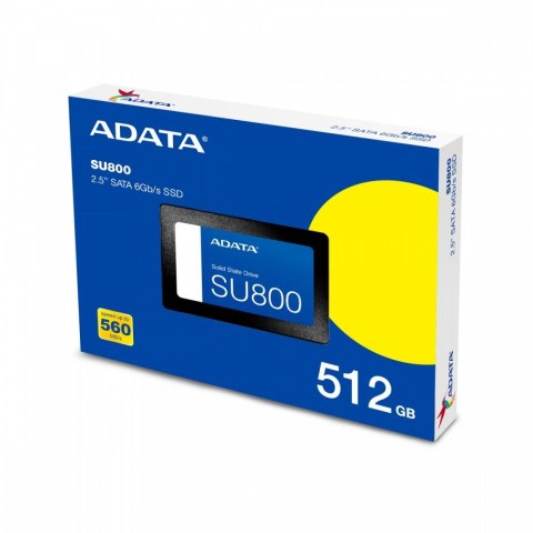 Dysk SSD Ultimate SU800 512GB S3 560/520 MB/s TLC 3D Adata