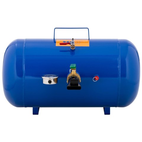 Inflator zbiornik ciśnieniowy do pompowania kół opon z manometrem 6-8 bar 38.5 l MSW